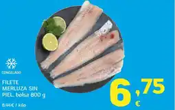 HiperDino Filete merluza sin piel oferta