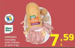 HiperDino HIPERDINO mortadela estilo italiana oferta