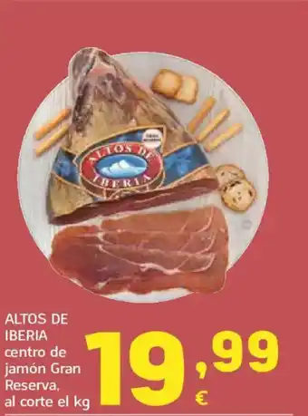 HiperDino ALTOS DE IBERIA centro de jamón Gran Reserva oferta