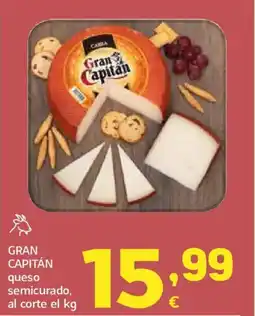 HiperDino GRAN CAPITÁN queso semicurado oferta