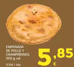 HiperDino Empanada de pollo y champiñones oferta