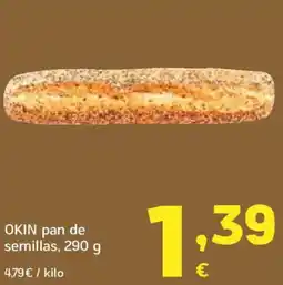 HiperDino OKIN pan de semillas oferta