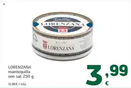 HiperDino LORENZANA mantequilla con sal oferta