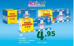 HiperDino ACTIMEL naturales y sabores oferta