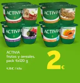 HiperDino ACTIVIA frutas y cereales oferta