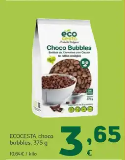 HiperDino ECOCESTA choco bubbles oferta