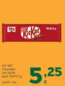 HiperDino KIT KAT chocolate con leche oferta