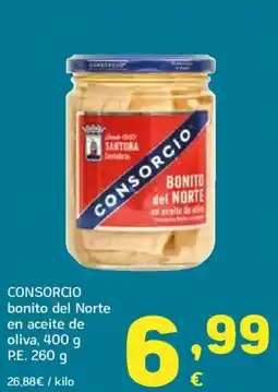 HiperDino CONSORCIO bonito del Norte en aceite de oliva oferta