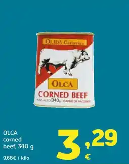HiperDino OLCA corned beef oferta