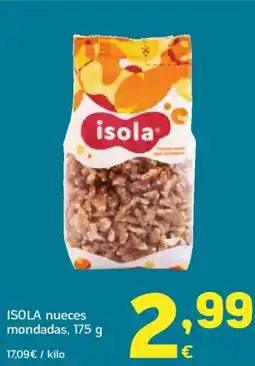 HiperDino ISOLA nueces mondadas oferta