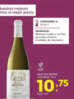 HiperDino PAZO DAS BRUXAS vino blanco oferta
