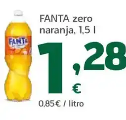 HiperDino FANTA zero naranja oferta