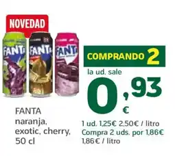 HiperDino FANTA naranja, exotic, cherry oferta