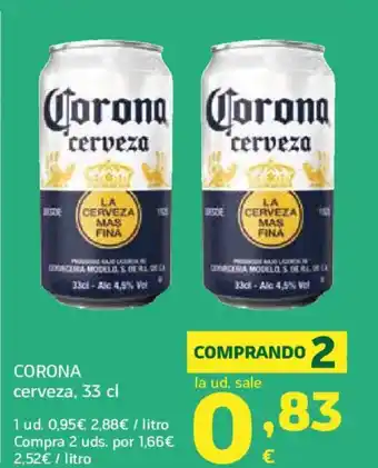 HiperDino CORONA cerveza oferta