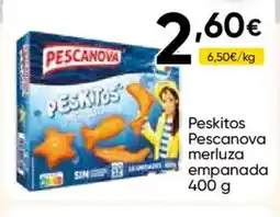 Cash FROIZ PESCANOVA Peskitos merluza empanada oferta