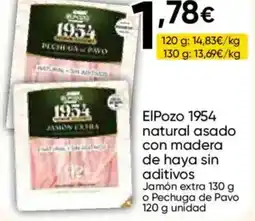 Cash FROIZ ELPOZO 1954 natural asado con madera de haya sin aditivos oferta