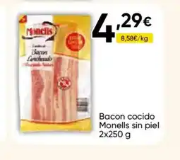 Cash FROIZ MONELLS Bacon cocido sin piel oferta