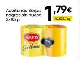 Cash FROIZ SERPIS ACeitunas ngras sin hueso oferta