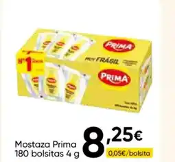Cash FROIZ PRIMA Mostaza 180 bolsitas oferta