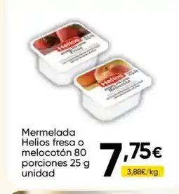 Cash FROIZ HELIOS Mermelada fresa o melocotón 80 porciones oferta