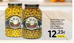 Cash FROIZ LUPY Aceitunas manzanilla o sabor anchoa con hueso oferta