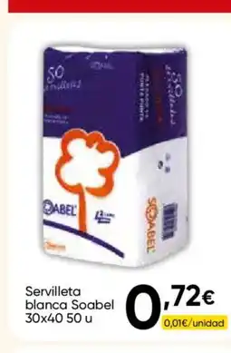 Cash FROIZ SQABEL Servilleta blanca oferta