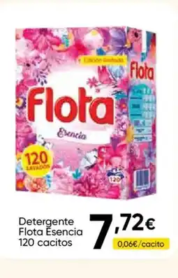 Cash FROIZ FLOTA Detergente Ĕsencia 120 cacitos oferta