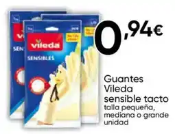 Cash FROIZ VILEDA Guantes sensible tacto talla pequeña, mediana o grande unidad oferta