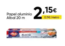 Cash FROIZ ALBAL Papel aluminio oferta