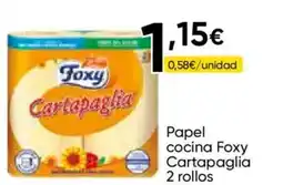 Cash FROIZ FOXY Papel cocina Cartapaglia 2 rollos oferta