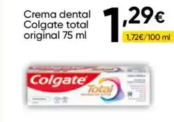 Cash FROIZ COLGATE Crema dental total original oferta
