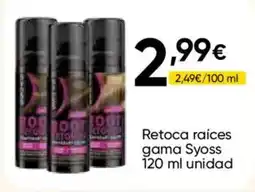 Cash FROIZ SYOSS Retoca raíces gama oferta