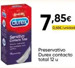 Cash FROIZ DUREX Preservativo contacto total oferta