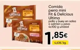 Cash FROIZ ULTIMA Comida perro mini Fit & Delicious oferta