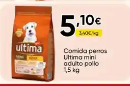 Cash FROIZ ULTIMA Comida perros mini adulto pollo oferta