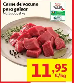 Alcampo Carne de vacuno para guisar oferta