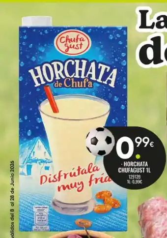 CHUFAGUST Horchata