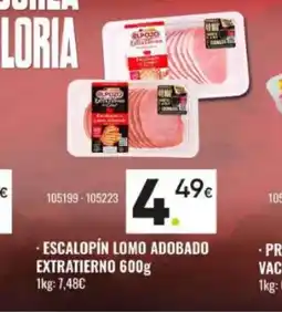 Family Cash Escalopin lomo adobado extratierno oferta