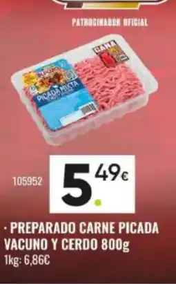 Family Cash Preparado carne picada vacuno y cerdo oferta