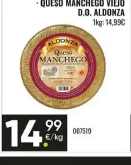 Family Cash Queso manchego viejo d.o. aldonza oferta