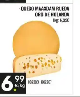 Family Cash Queso maasdam rueda oro de holanda oferta