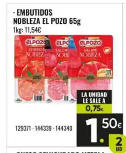 Family Cash EL POZO Embutidos nobleza oferta