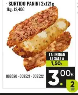 Family Cash Surtido panini oferta