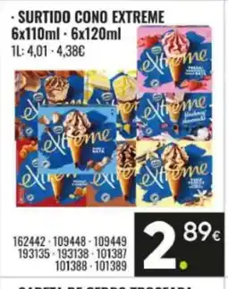 Family Cash EXTREME Surtido cono oferta