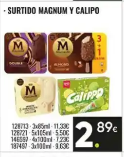 Family Cash Surtido magnum y calipo oferta