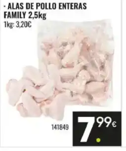 Family Cash FAMILY Alas de pollo enteras oferta