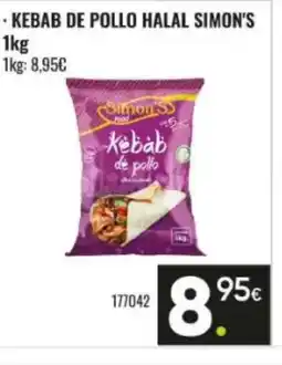 Family Cash SIMON'S Kebab de pollo halal oferta