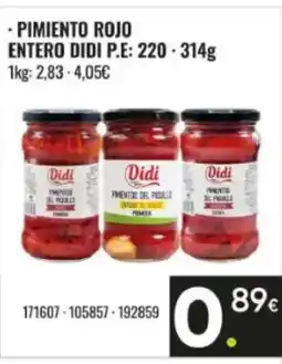 Family Cash DIDI Pimiento rojo entero oferta