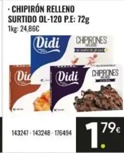 Family Cash Chipirón relleno surtido oferta