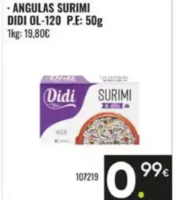 Family Cash DIDI Angulas surimi oferta